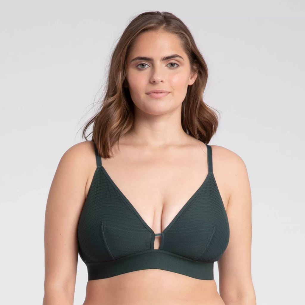 All.You. LIVELY Busty Stripe Mesh Bralette