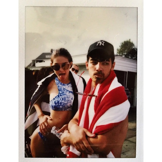 Gigi Hadid shared a cute photo of herself and Joe Jonas from July 3.