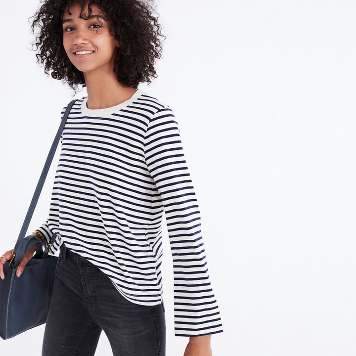 Madewell Rivet & Thread Bell-Sleeve Tee