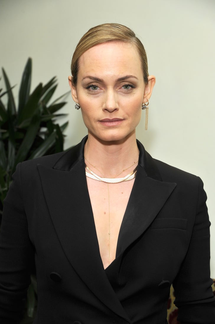 Amber Valletta | Celebrity Hair at Golden Globe Awards Preparties 2014 ...