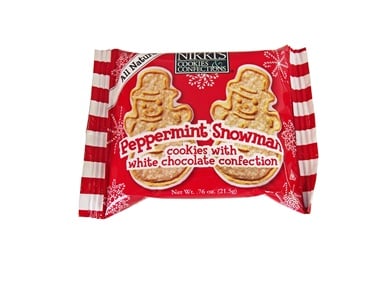 Nikki’s Cookies & Confections Peppermint Snowman