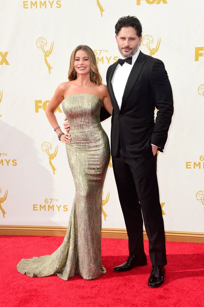Sofia Vergara and Joe Manganiello at Emmys 2015