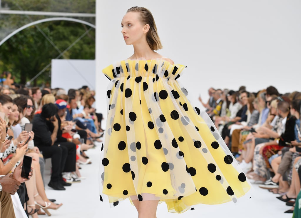 A Polka Dot Gown From the Carolina Herrera Runway at New York Fashion Week