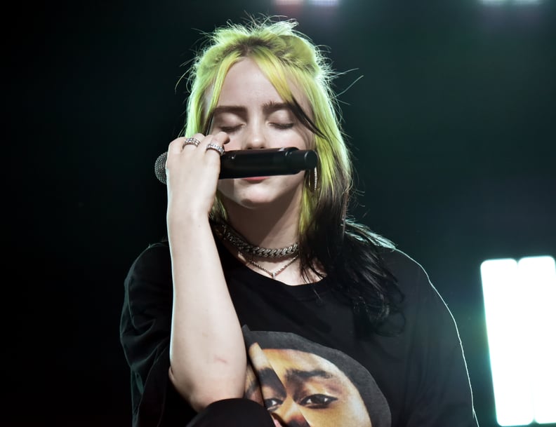 INGLEWOOD, CALIFORNIA - JANUARY 18: (FOR EDITORIAL USE ONLY) Billie Eilish performs onstage at the 2020 iHeartRadio ALTer EGO at The Forum on January 18, 2020 in Inglewood, California. (Photo by Jeff Kravitz/FilmMagic for iHeartMedia )