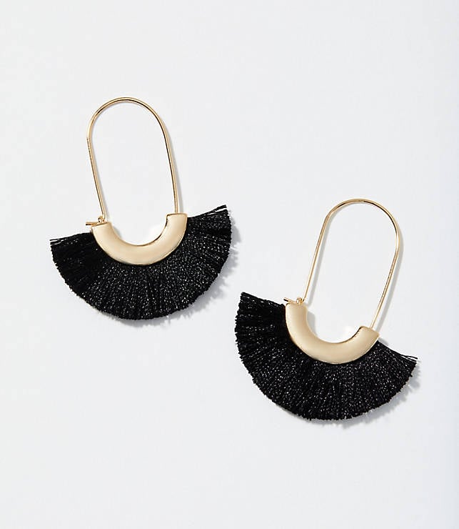 Fringe Fan Drop Earrings