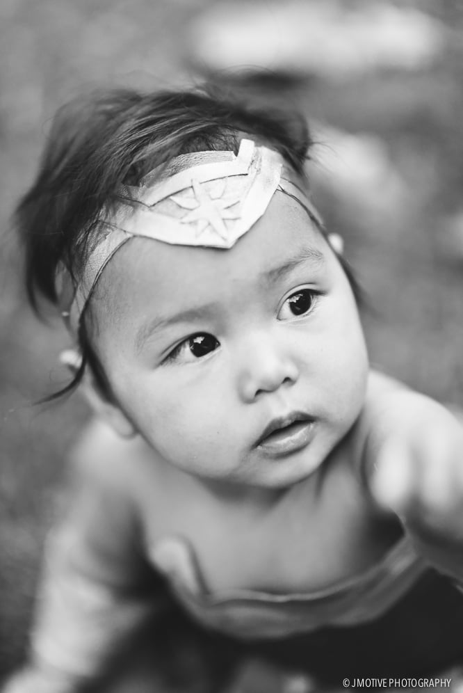 Baby Wonder Woman Costume Photo Shoot