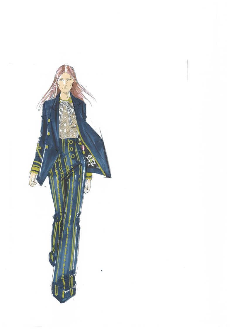 Designer Sketches From New York Fashion Week Fall 2016 | POPSUGAR Fashion