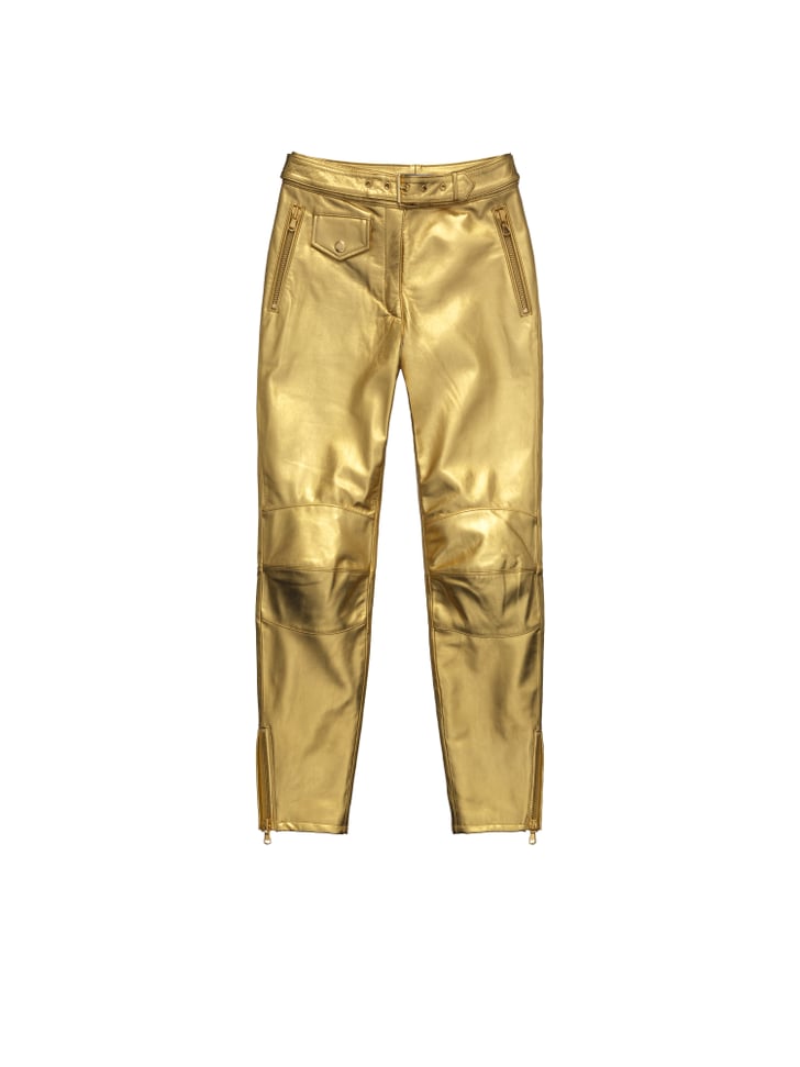 Ankle-Length Leather Pants | H&M x Moschino Collection | POPSUGAR ...