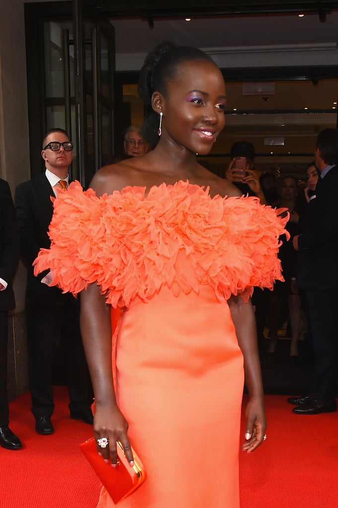 Lupita Nyong'o Rainbow Eye Shadow at the 2017 Met Gala