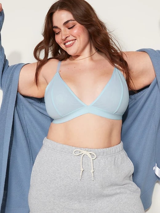 Old Navy Mesh V-Neck Bralette Top, 8 Old Navy Bralettes So Pretty, We  Won't Blame You For Lounging Shirtless From Now On