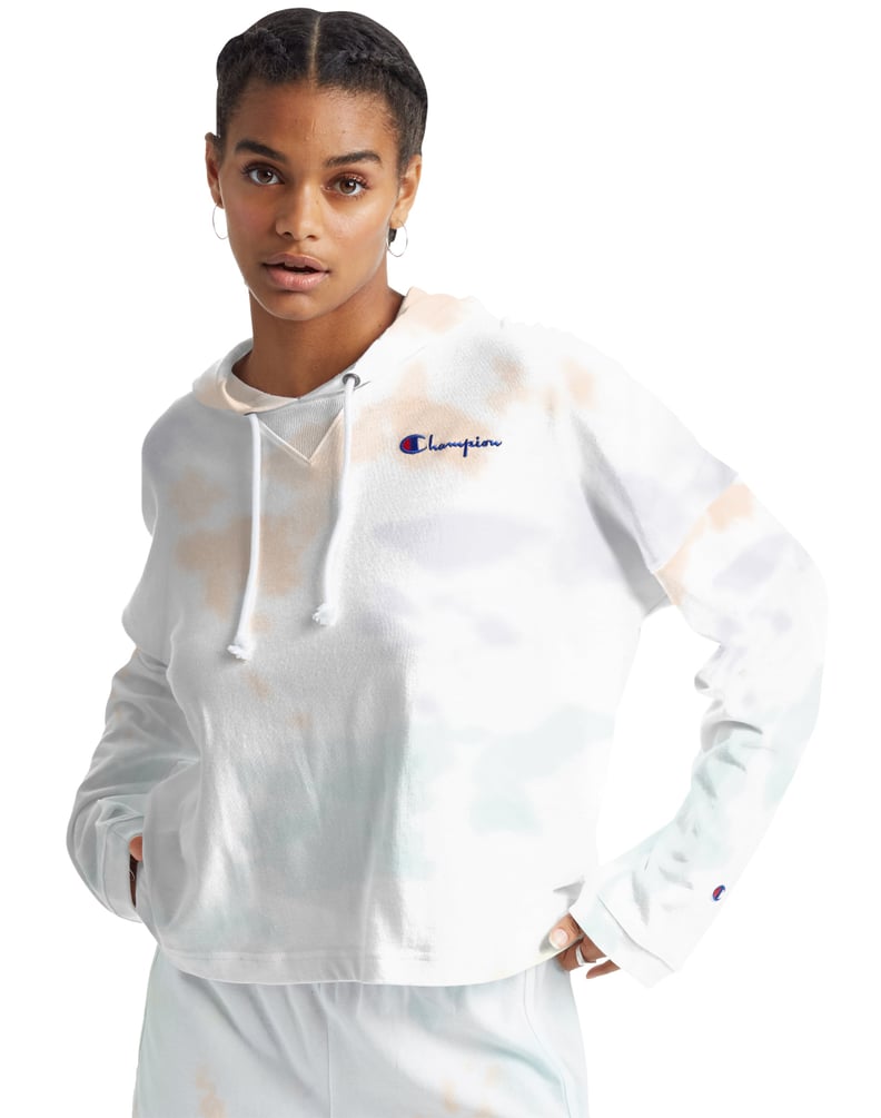 Champion Summer Sweats Oversized Hoodie in Cloud Dye