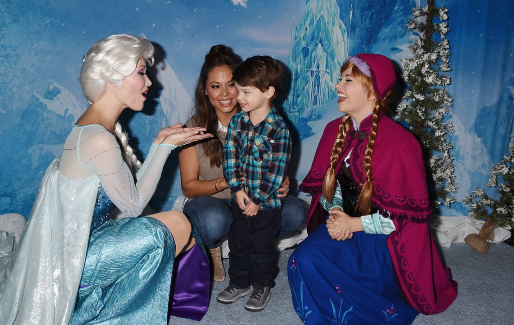 Vanessa Lachey and Son at Frozen on Ice December 2015