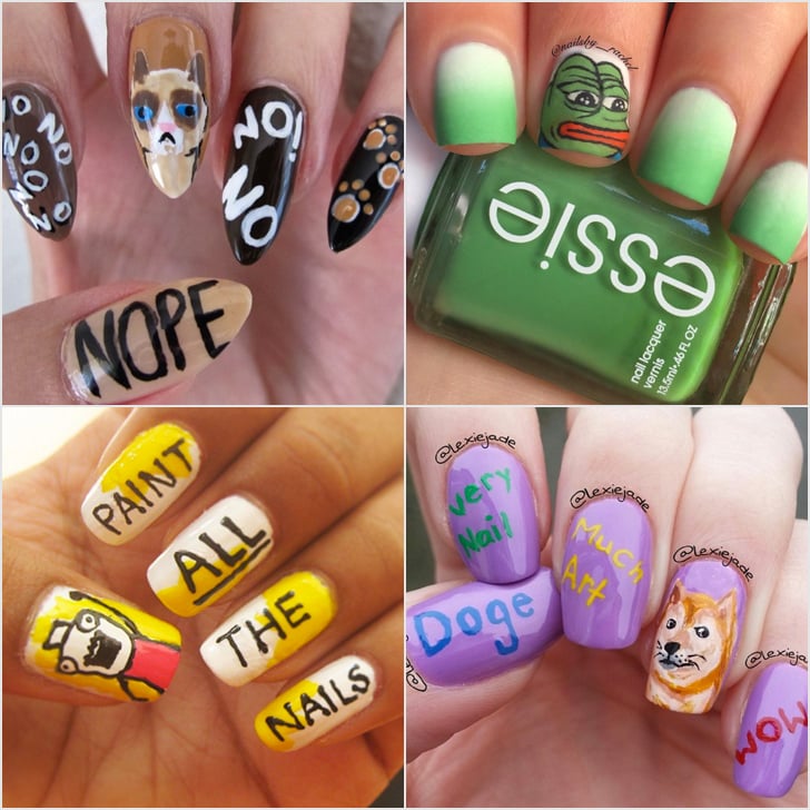 Meme Nail Art Ideas.