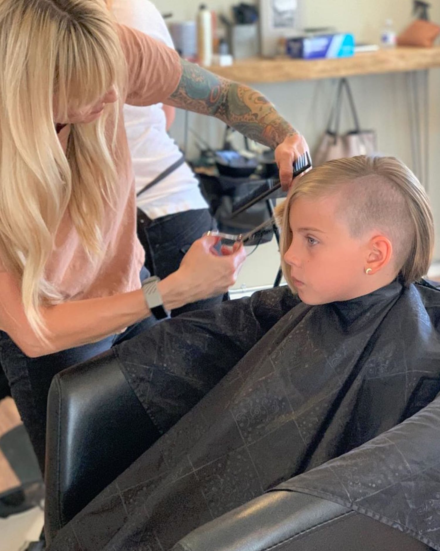 Carey Hart Shows Off Daughter Willow's New Shaved Haircut | POPSUGAR Family