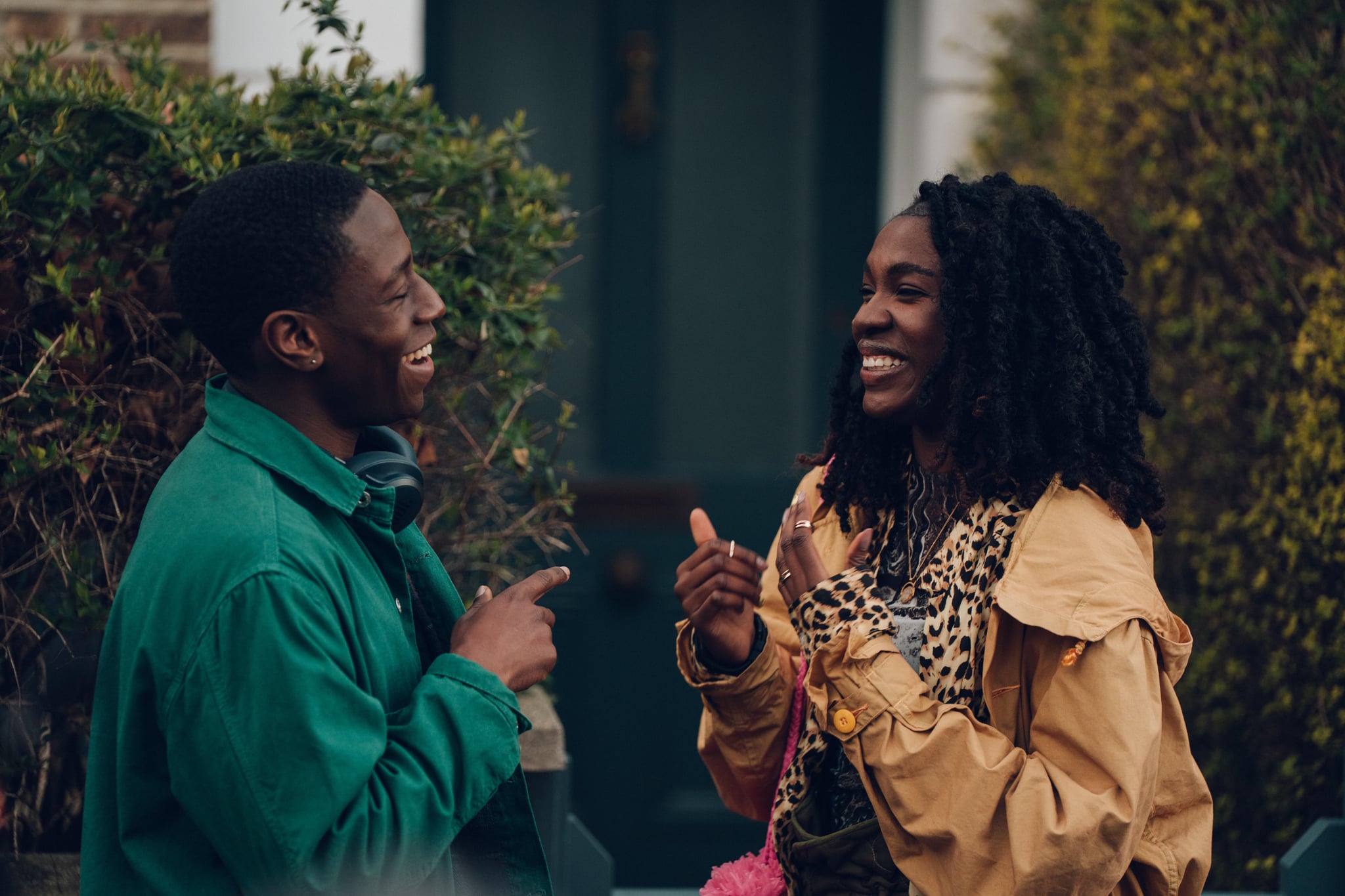 David Jonsson and Vivian Oparah in Rye Lane.