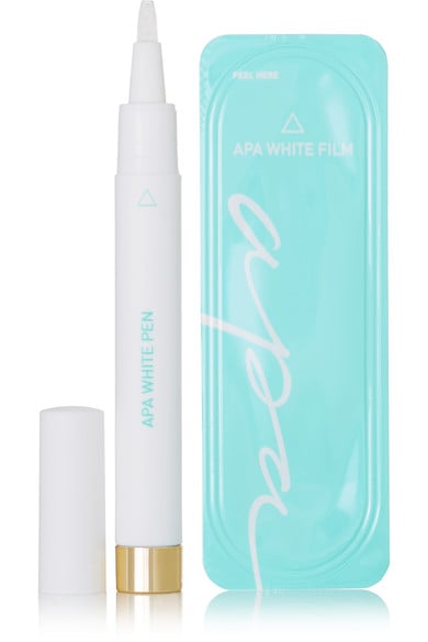 "This is the chicest oral care brand around and the results are amazing. Who doesn't want a white bright smile? The packaging and products look beautiful on the bathroom counter."  
Apa White Duo by Apa Beauty  ($150)