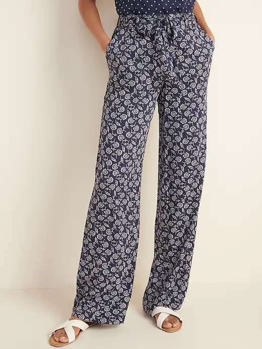 Old Navy High-Waisted Tie-Belt Soft Pants