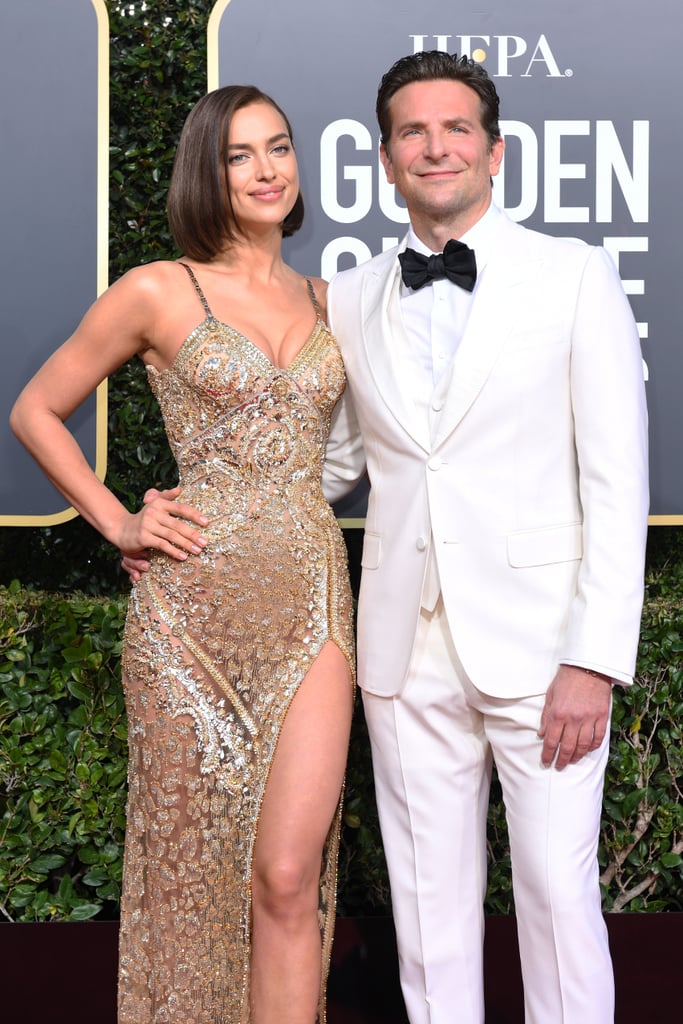 Bradley Cooper and Irina Shayk at the 2019 Golden Globes