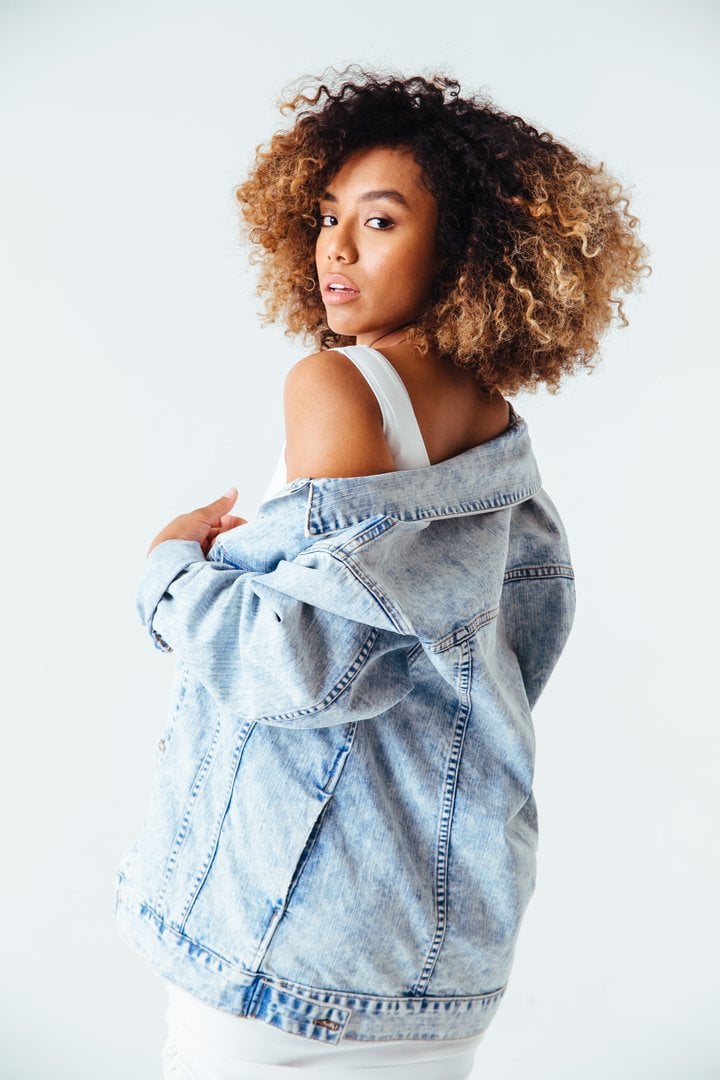 Boyfriend Denim Jacket in Light Wash