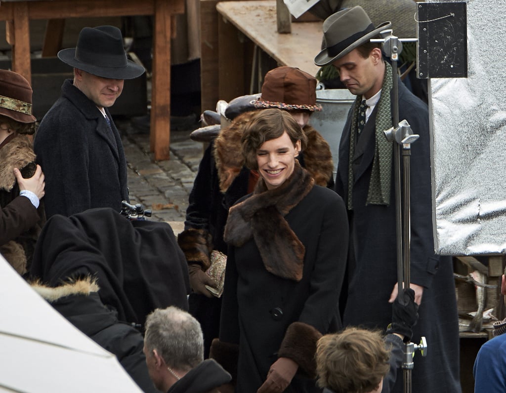Eddie Redmayne on The Danish Girl Set Pictures