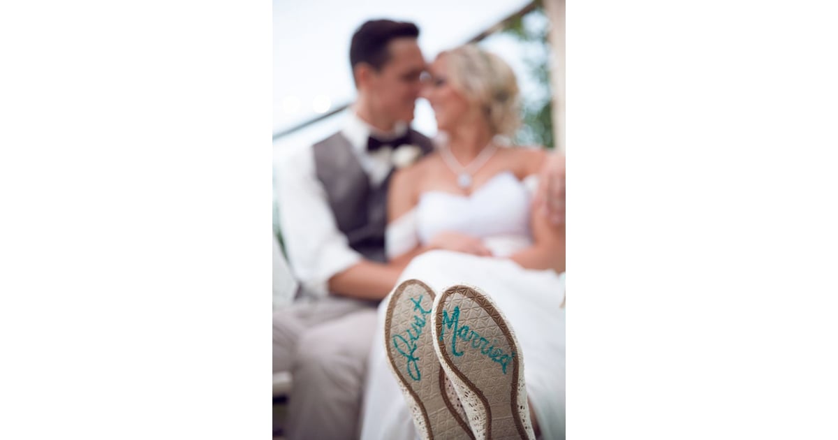 just married shoes