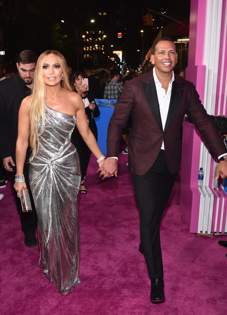 Jennifer Lopez and Alex Rodriguez at the VMAs 2018