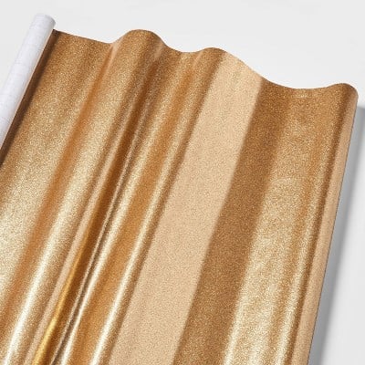 Gold Glitter Gift Wrap