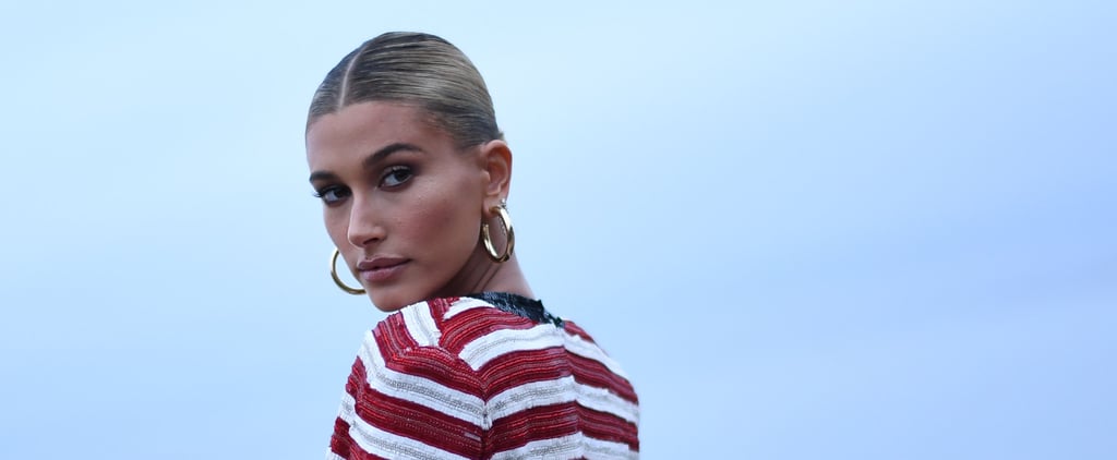 We're Obsessed With Hailey Bieber's Sky Blue Manicure