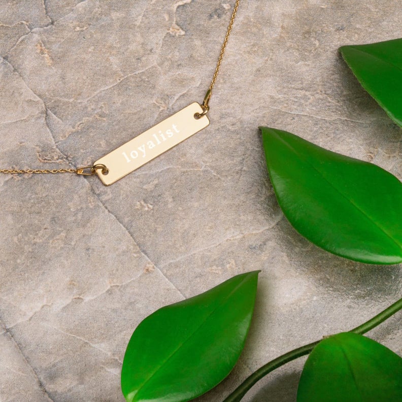 Enneagram Type Six The Loyalist Bar Necklace