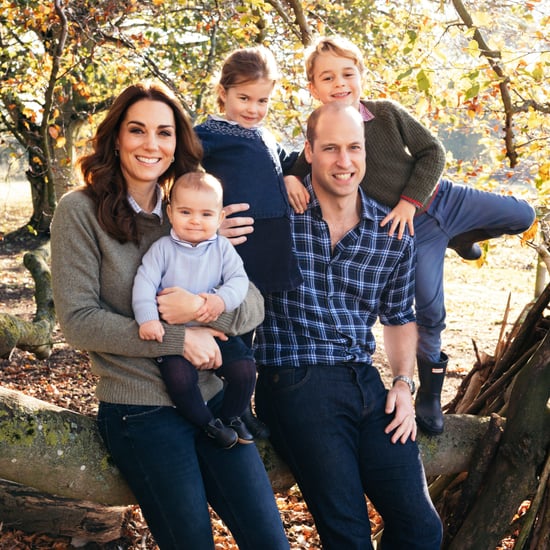 Princess Charlotte Wearing George's Sweater in Christmas Card Photo