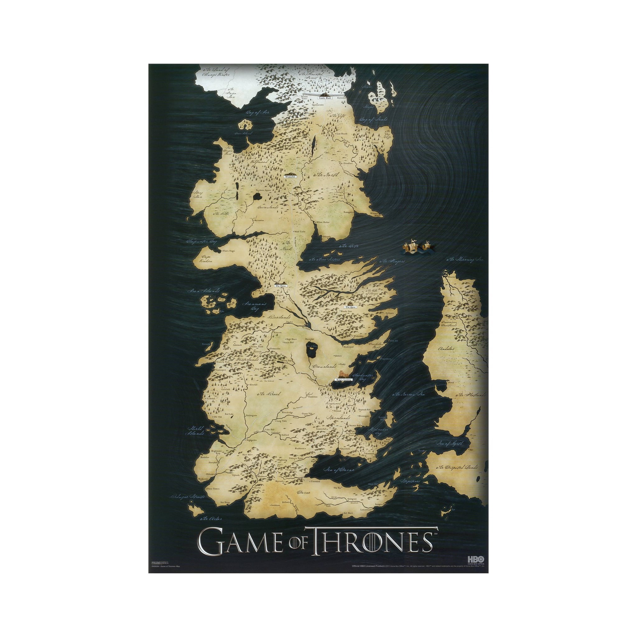 Game Of Thrones Map Print 75 Awesome Gifts That Will Make Your