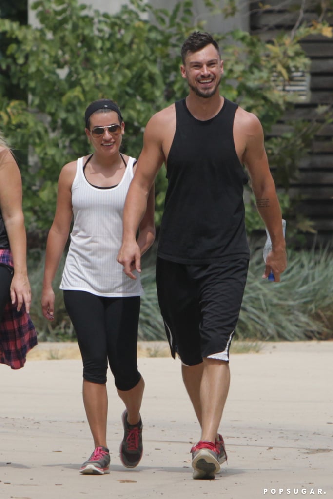 Lea Michele and Matthew Paetz Hold Hands | Pictures