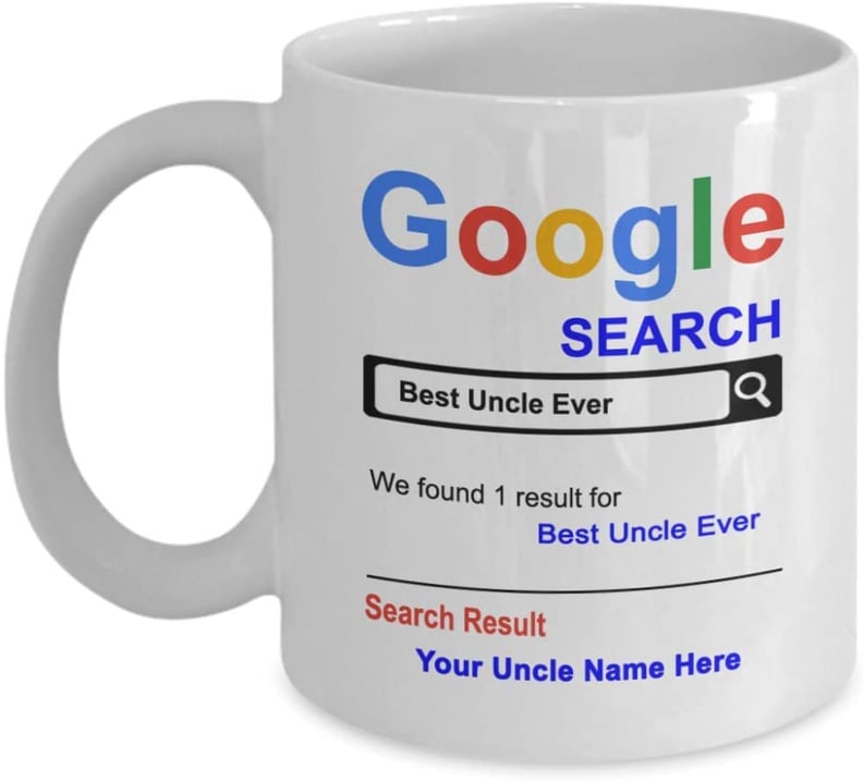 For the Googler: Personalized Uncle Coffee Mug