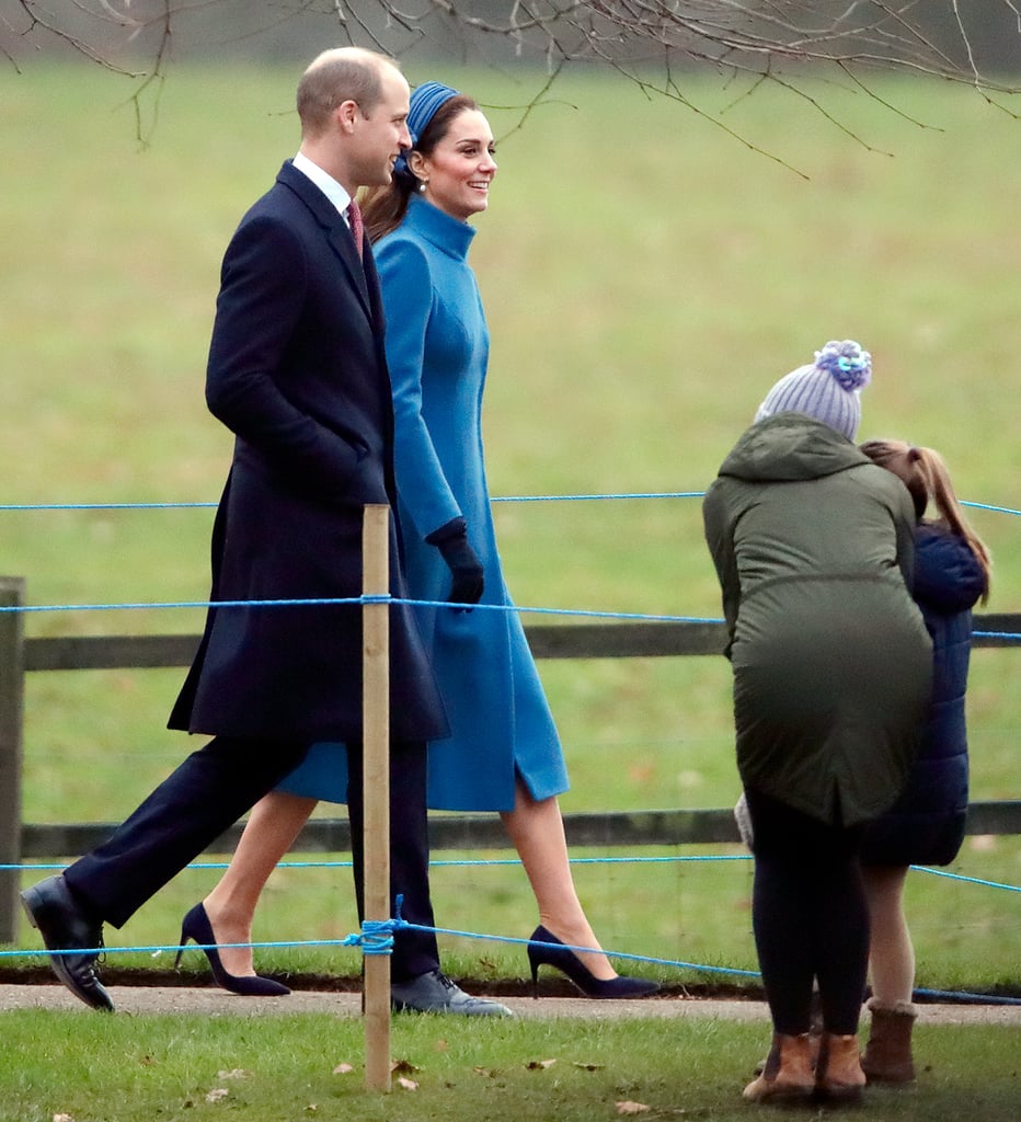 Prince William and Kate Middleton at Church Jan. 2019