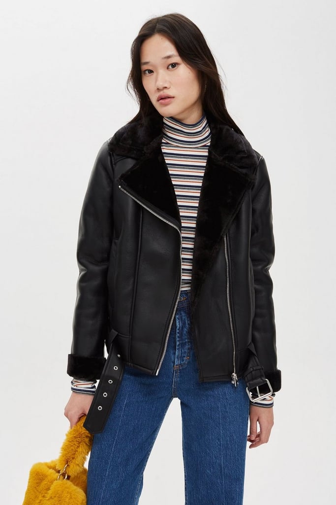 Topshop Biker Jacket | Cheap Outerwear For Women | POPSUGAR Fashion ...