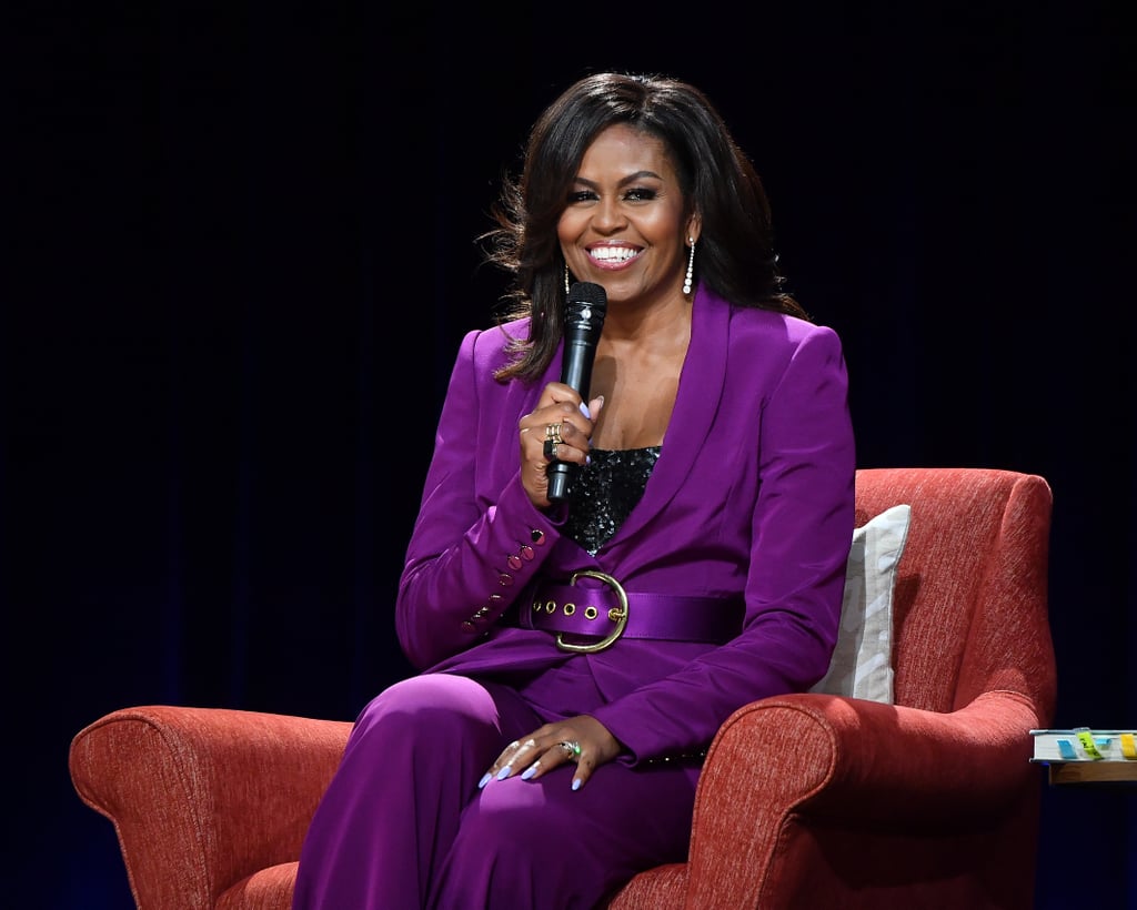 Michelle Obama's Purple Suit 2019