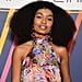 Yara Shahidi Lilac Eye Shadow