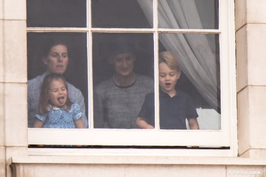 Prince George and Princess Charlotte at RAF Celebration 2018