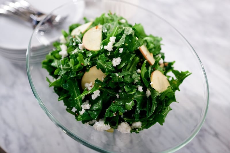 Smoky Arugula and Apple Salad