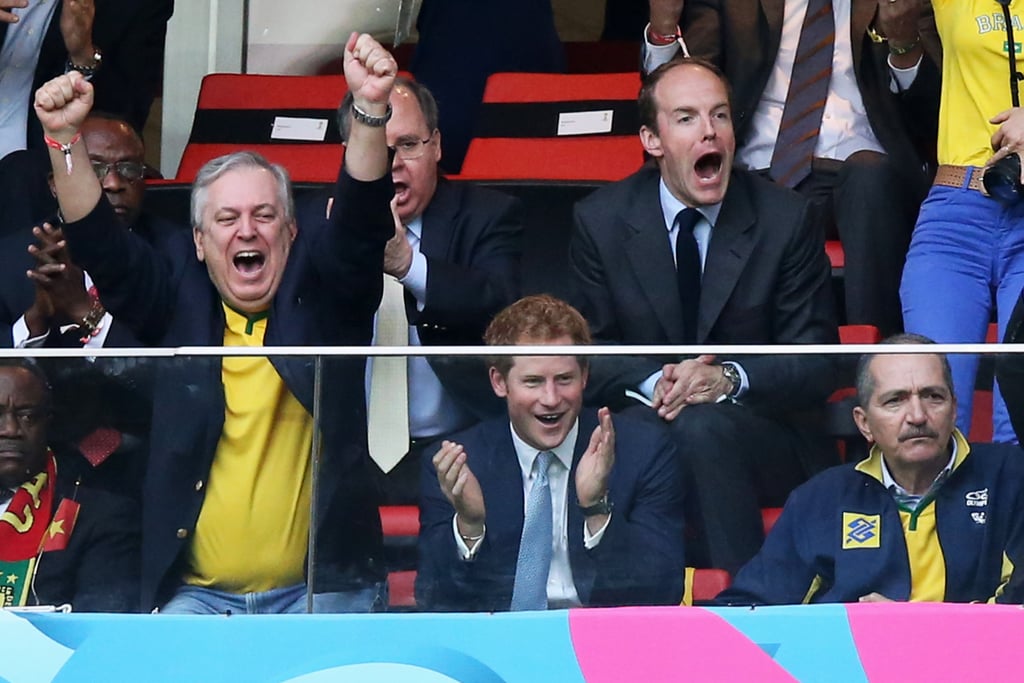 Prince Harry at the World Cup in Brazil