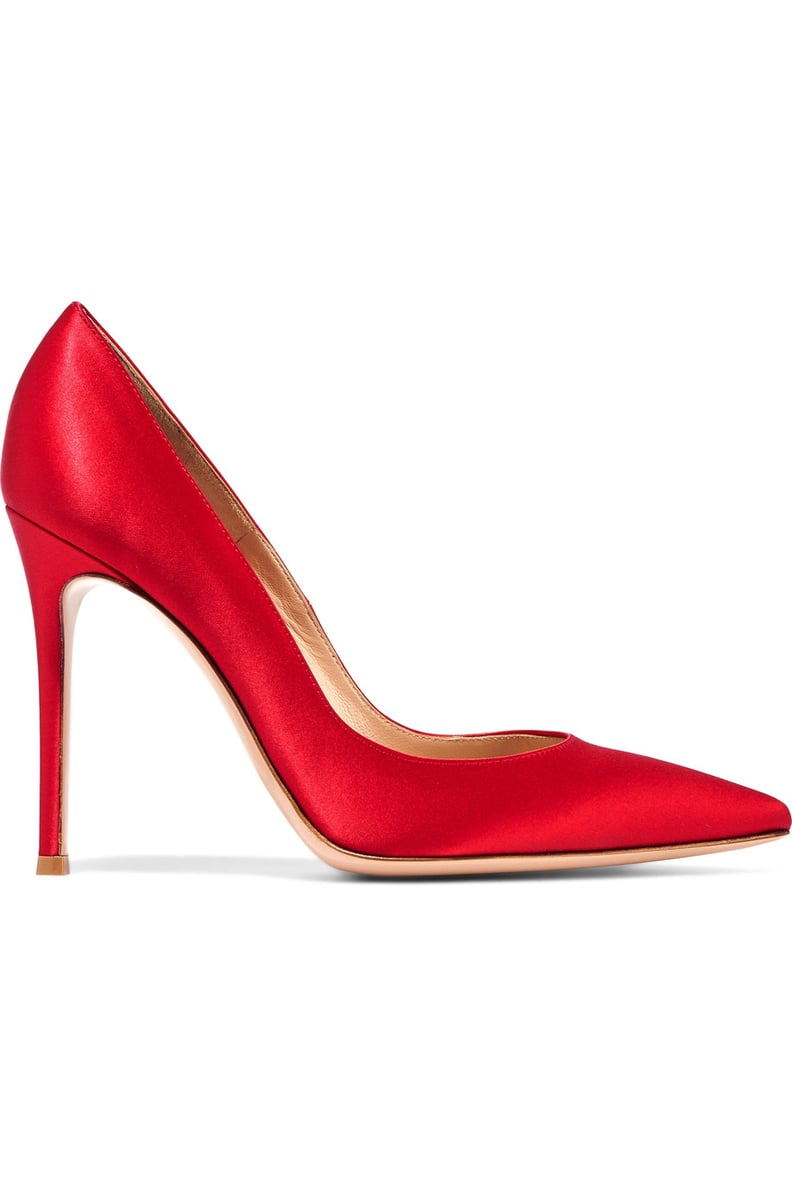 Gianvito Rossi 105 Satin Pumps