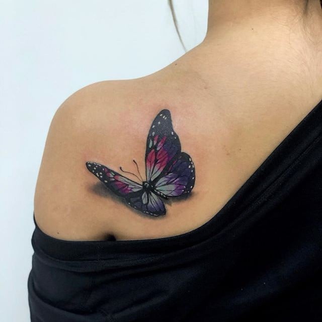 Embrace The Sunshine 3d Butterfly Tattoos Popsugar Beauty Australia Photo 16