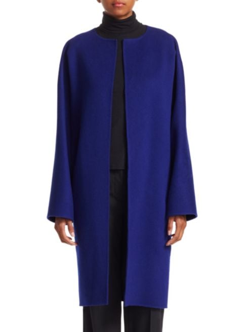 Theory Rounded Wool-Blend Coat