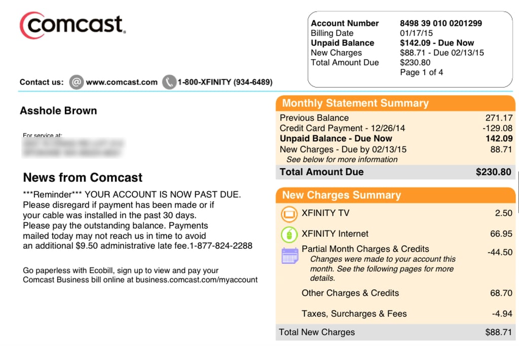 Comcast Changes Customer Name POPSUGAR Tech