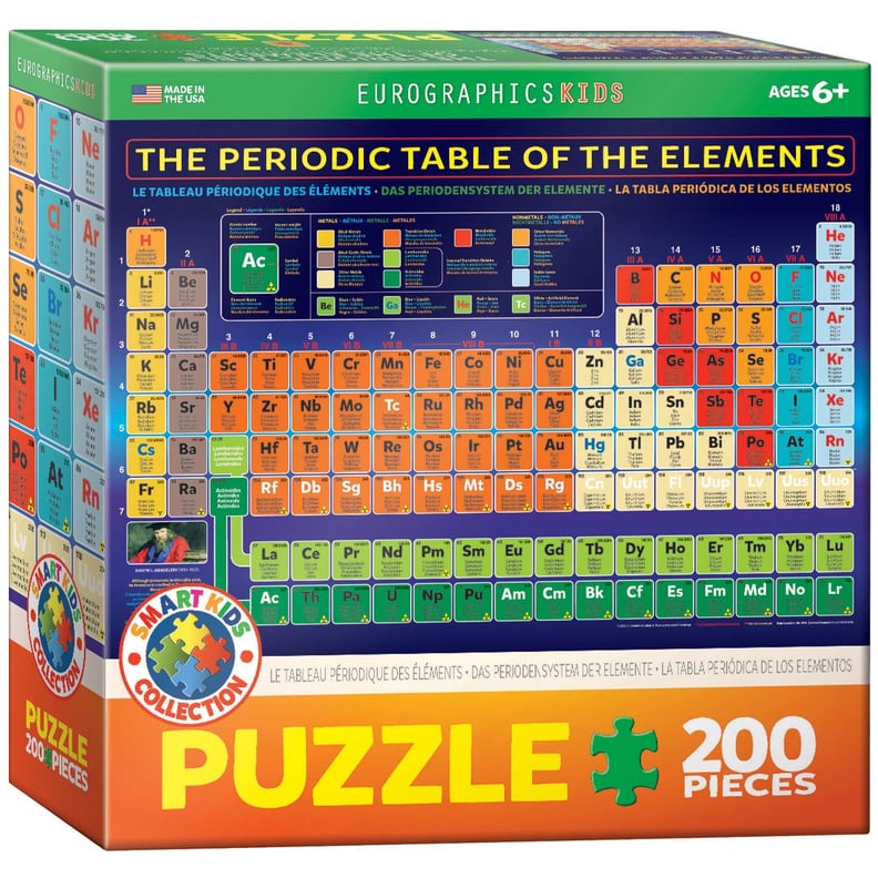 EuroGraphics Periodic Table of Elements Jigsaw Puzzle