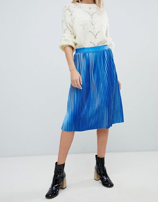 Shop Similar: Soaked in Luxury Velvet Pleated Skirt