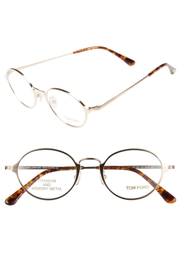 Every so often, I rock fake eyeglasses, and now it's a celebrity trend! I'm game. Loving these classic round ones by Tom Ford ($525).
— SS