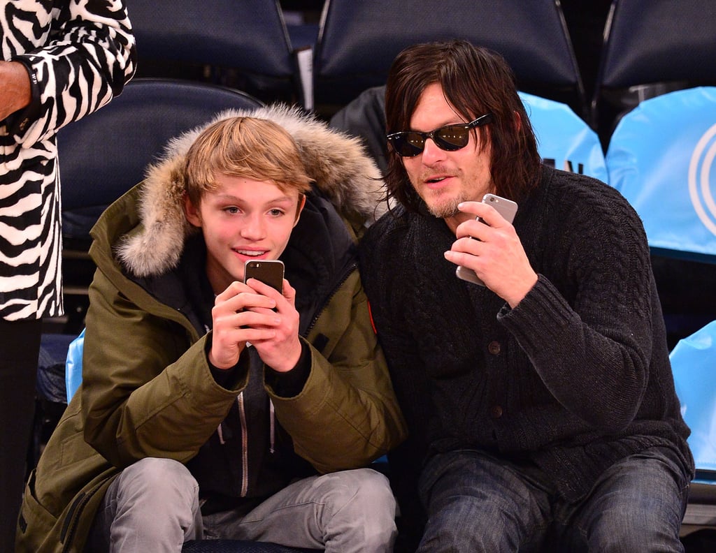 Norman Reedus and His Son Pictures