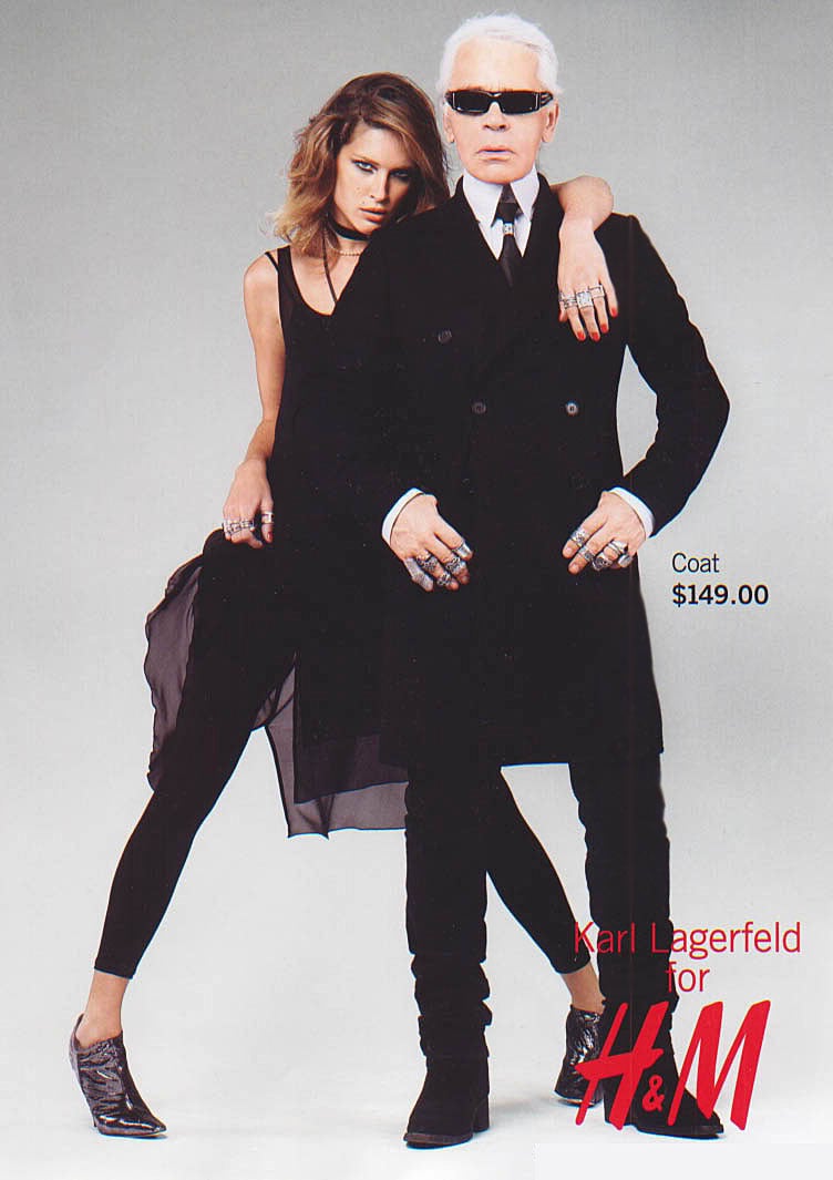 Karl Lagerfeld x H&M, 2004