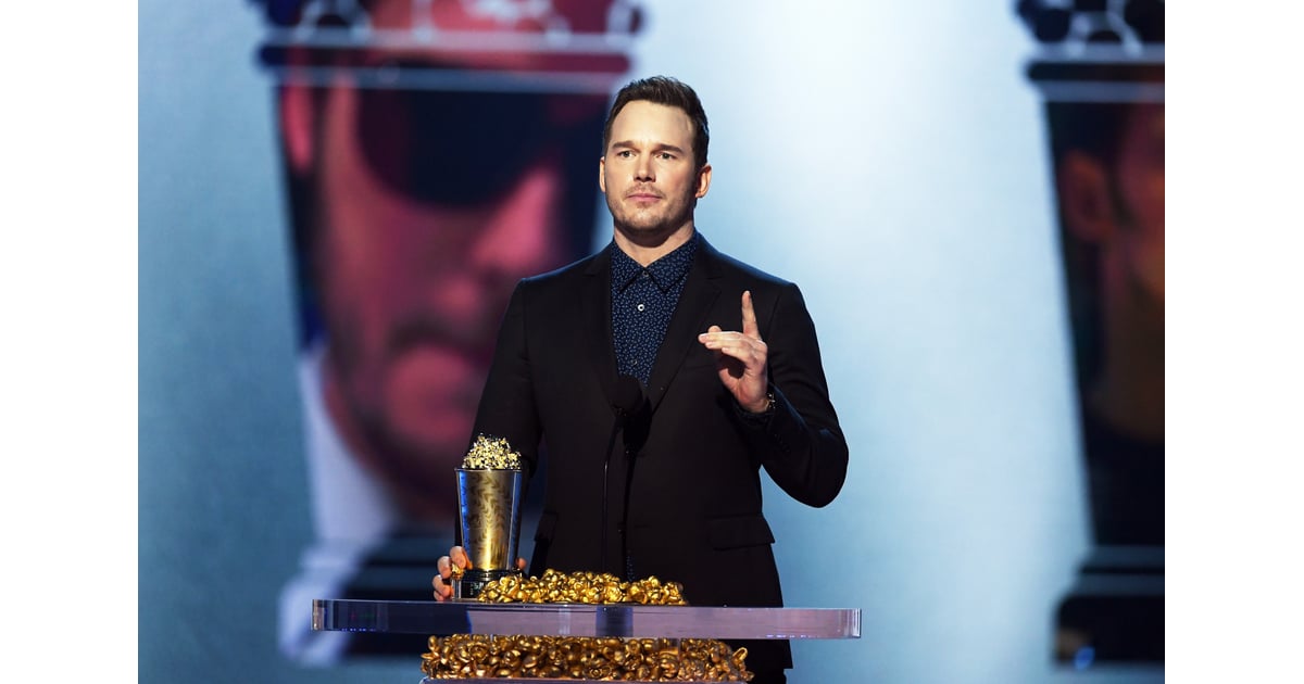 Chris Pratt's Acceptance Speech at the MTV Awards 2018 POPSUGAR